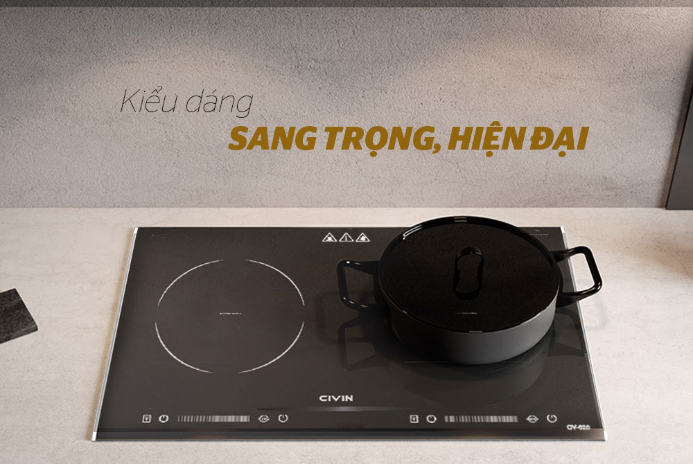 bếp điện từ đôi