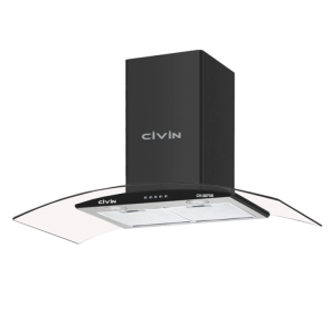 máy hút mùi kính cong