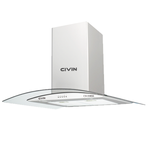 hút mùi kính cong